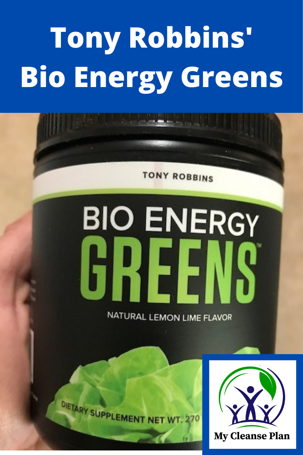 Tony Robbins Bio Energy Green Drink